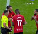 Expulsan a Mascarell por llevarse un pisotón del rival: el Mallorca explota en redes