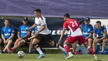 Manu Vallejo, en el partido contra el M&oacute;naco.