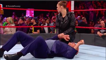 Ronda Rousey hace su primera aparici&oacute;n en Raw.