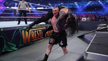 Brock Lesnar derrot&oacute; a Roman Reigns en WrestleMania 34.