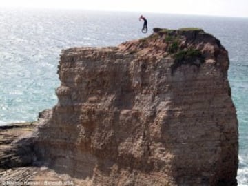 Espectaculares imágenes de Monociclismo extremo