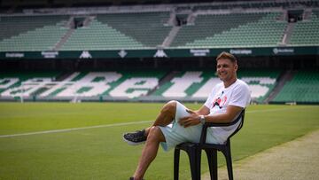Joaquín, durante una entrevista.