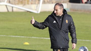 Iv&aacute;n Mart&iacute;nez, en la sesi&oacute;n de entrenamiento de esta ma&ntilde;ana.