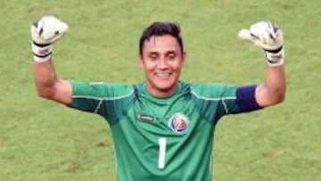 Keylor Navas, en un partido con la selección costarricense