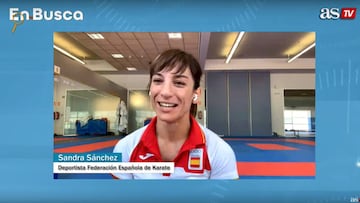 La karateka Sandra S&aacute;nchez en el programa diez de &#039;En busca del...&#039; emitido en el canal de YouTube del diario AS.