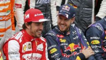 Alonso y Vettel siguen con su duelo también fuera de los circuitos.