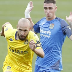 Dani Jiménez, David Fernández, Laure y Hugo Fraile, los titularísimos del Alcorcón