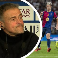 Luis Enrique reacciona al resultado del Clásico y deja una frase sobre Olmo que dará que hablar