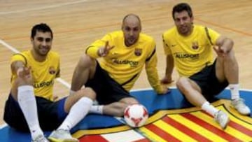 <b>GUÍAS PARA EL TÍTULO. </b>Gabriel, Javi Rodríguez y Torras acumulan seis Copas de Europa entre los tres. Ahora tienen el reto de ganar la primera de la historia del Barcelona.
