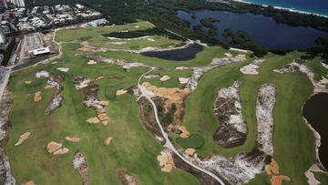 Vista del campo que alberg&oacute; la prueba de golf en los Juegos Ol&iacute;mpicos de Rio de Janeiro, en un claro estado de desuso.