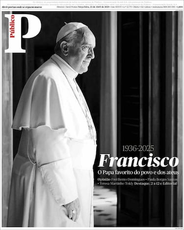 Las portadas de todo el mundo lloran la muerte del papa Francisco