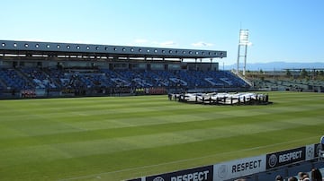 El mito del Real Madrid tiene un pequeño homenaje en el Estadio donde juega el filial merengue, ubicado en la Ciudad Deportiva de Valdebebas.