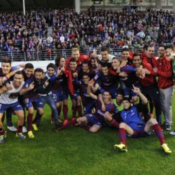 EL PRINCIPIO DE TODO. El Eibar alcanzó hace unos meses un ascenso que era una utopía.