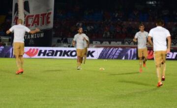 Calientan los jugadores de Pumas