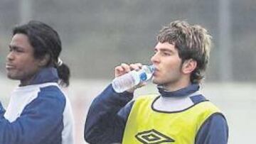 <b>PROTAGONISTA. </b>Jonathan Soriano se entrenó ayer con el resto de sus compañeros.