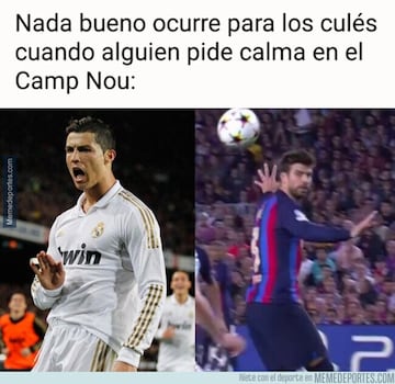 Piqué se convierte en el foco de los memes del Barça - Inter