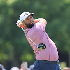 Jon Rahm ríe por no llorar en Muirfield