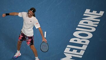 Tsitsipas pisa la pen¨²ltima ronda por cuarta vez