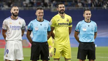 25/09/21 PARTIDO PRIMERA DIVISION 
 REAL MADRID - VILLARREAL 
 FORMACION CAPITANES 