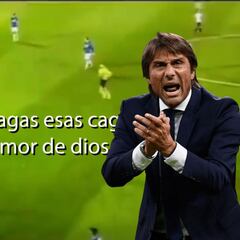 La bronca de Conte a un peso pesado del Inter en pleno partido