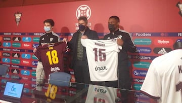 Andy Kawaya y Riki Rodríguez han sido presentados este jueves como nuevos jugadores del Albacete.