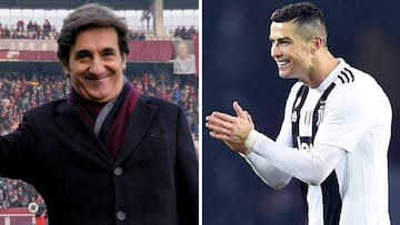 Urbano Cairo, presidente del Torino, y Cristiano Ronaldo.