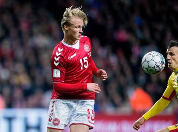 Denmark, striker, (20). (Denmark are in the playoffs and have yet to qualify)