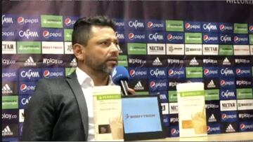 Bedoya en rueda de prensa después del clásico