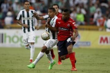 La hinchada de Nacional hace su tarea en el clásico paisa