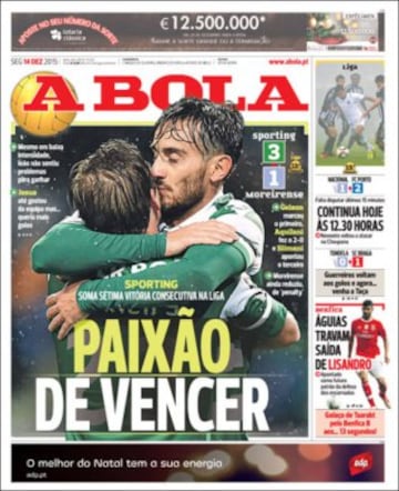 Portadas de la prensa mundial