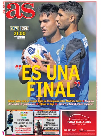 Las portadas de AS de noviembre