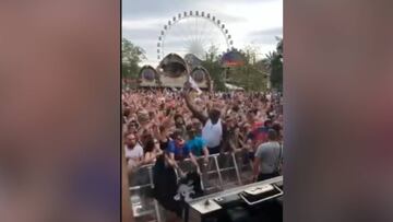 Shaquille la lía en Tomorrowland: 5 millones de visitas y subiendo