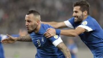 Doblete de Mitroglou para acercar a Grecia a Brasil 2014