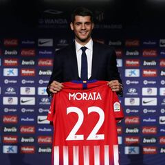 Álvaro Morata, presentado como nuevo jugador del Atlético