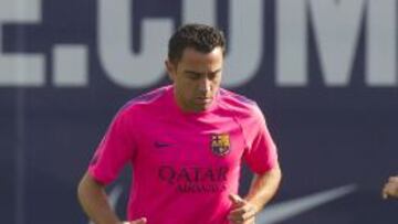 Xavi, uno de los pocos que quedan del primer equipo.