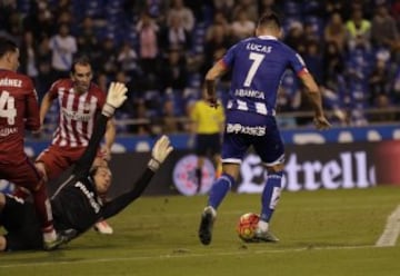 1-1. Lucas Pérez anotó el tanto del empate.