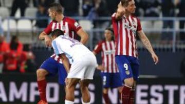 Uno por uno: Oblak y Godín no evitan la debacle en La Rosaleda