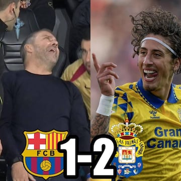 Los memes se ceban con Flick tras la derrota del Barcelona ante Las Palmas