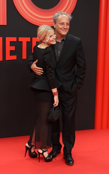 Eugenia Martínez de Irujo y Narcís Rebollo durante la fiesta que organiza Netflix para celebrar el 10º aniversario de su llegada a España.