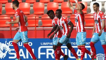 Escriche se estrena en Segunda y acaba con la sequ¨ªa del Lugo
