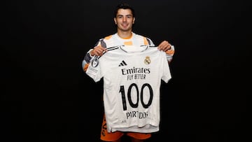 Brahim, 100 partidos como madridista.