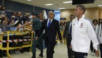 El Madrid, recibido con gritos de "¡Pepe, Pepe!"
