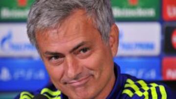 José Mourinho, en sala de prensa.