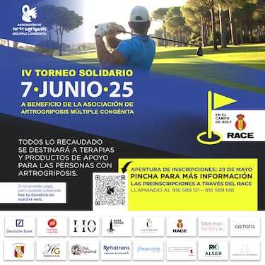 El golf sigue con su lucha contra la artrogriposis
