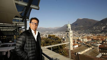 The former Real Madrid manager at home in Lugano