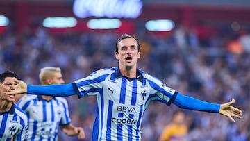 Jordi Cortizo festeja su gol en contra de los Tigres.