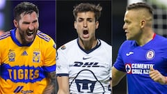 Los máximos goleadores del año futbolístico de la Liga MX