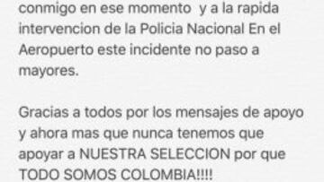 Faryd Mondragón se refiere al incidente en Barranquilla