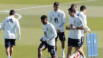 06/10/20 ENTRENAMIENTO SELECCION ABSOLUTA ESPA&Atilde;&lsquo;OLA ESPA&Atilde;&lsquo;A
 ANSU FATI 