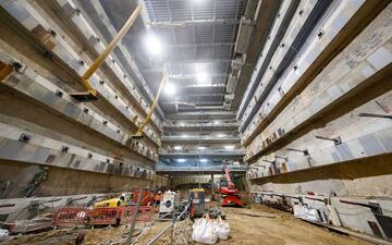 Novedades de las obras del Santiago Bernabéu